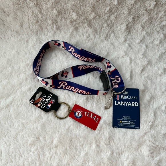 Texas Rangers Lanyard Keychain - Picture 1 of 2